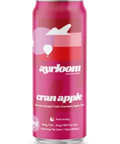 cran apple 10mg Cannabis Infused Fresh Cranberry Apple Cider