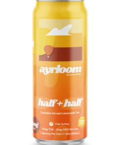 half + half 5mg cannabis infused lemonade tea